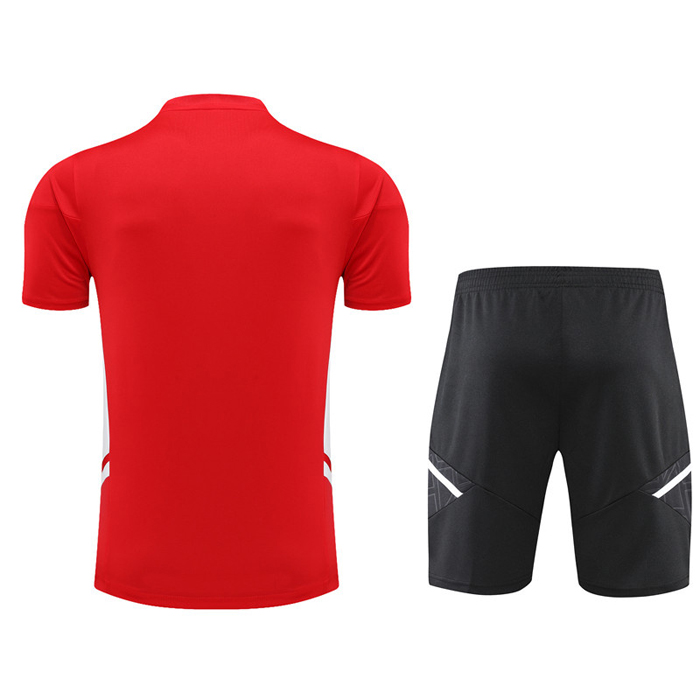 Chandal del Manchester United Manga Corta 2022-23 Rojo - Pantalon Corto